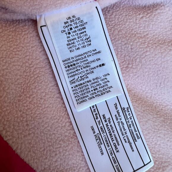 Amazon Essentials Pink Puffer Vest XL Girls - Picture 9 of 10